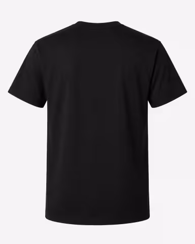 Black T-shirt with gold Alliance logo back