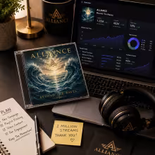 Beyond The Waves album by Alliance celebrating one million streams