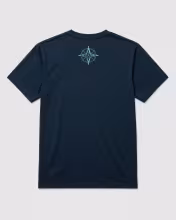 Dark blue Northern Lights T-Shirt with aurora-inspired Alliance artwork back